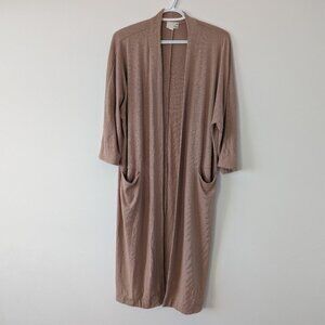 Wilfred Free Women's Medium Tan Cardigan Sprint Transitional